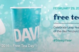 david's tea free leap year