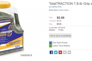 total traction grip and melt lowes