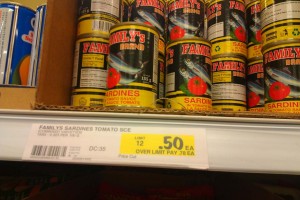 Family's SArdine 50 cents VAncouver superstore
