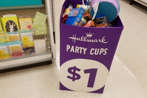 Hallmark party cups