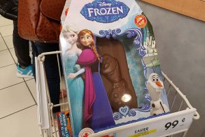 frozen and star wars chocolate