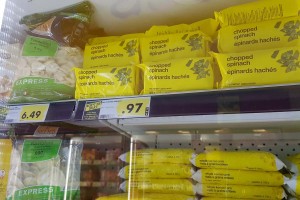 frozen chopped spinach