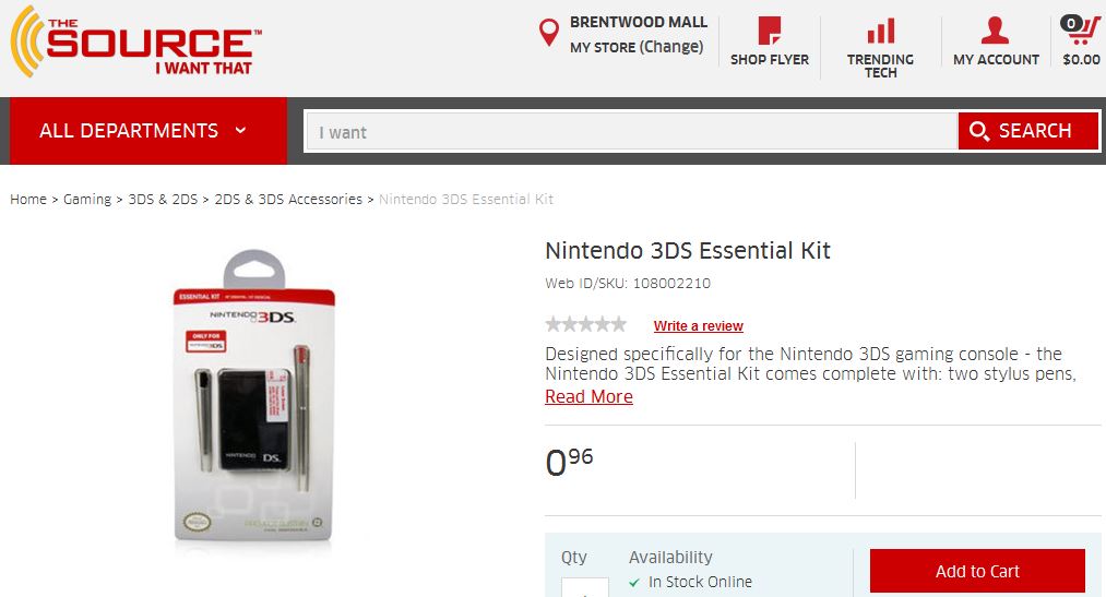 Nintendo 3DS Essential Kit
