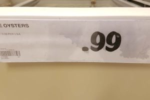 oysters 99 cents