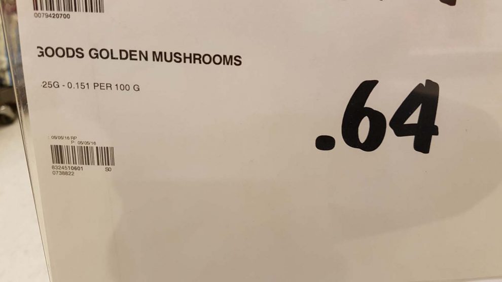 Golden Mushrooms Price