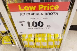 chicken broth no name