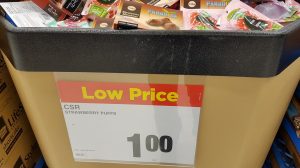 Strawberry puffs and candy