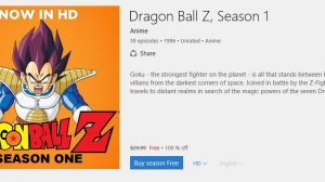 dragon ball z season 1 free 100 percent off