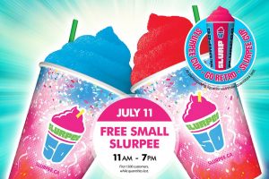 free seven eleven slurpee