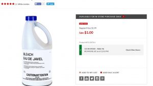 household and laundry bleach