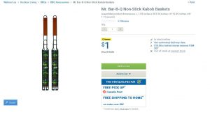 mr barb bq non stick kabob baskets